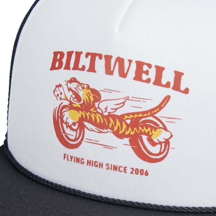Biltwell Tiger trucker cap black/white