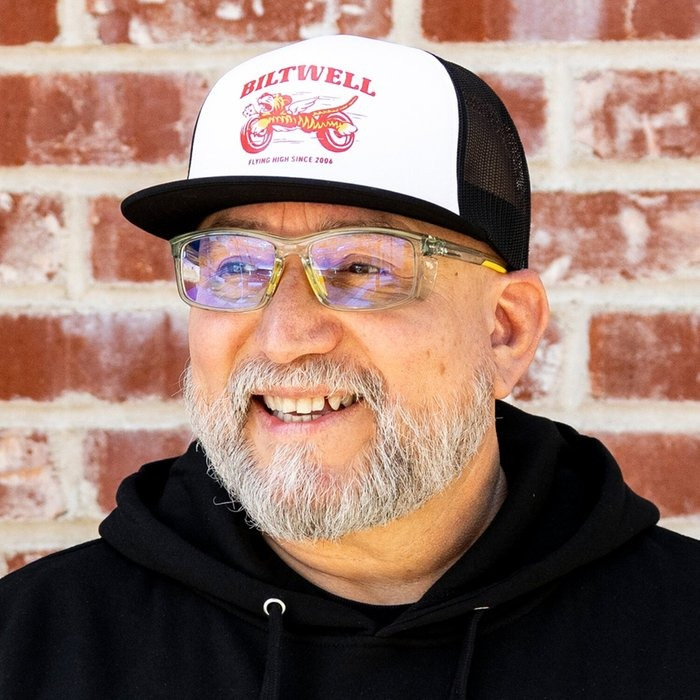 Biltwell Tiger trucker cap black/white