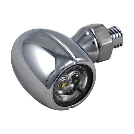 Mini Q, turn signal set. Chrome