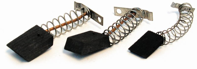 Generator. brushes 52-57, 2pcs 6mm & 1pcs 3mm