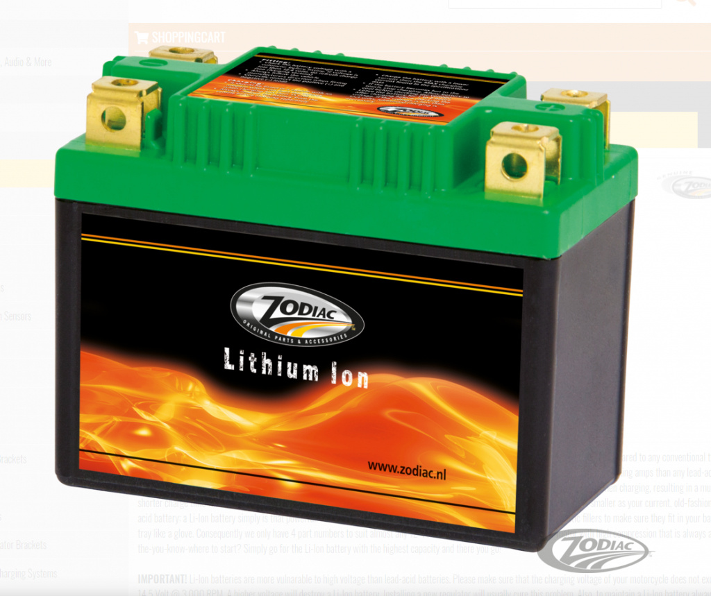 Zodiac Litium-Batteri (YIX30L, 420 CCA)