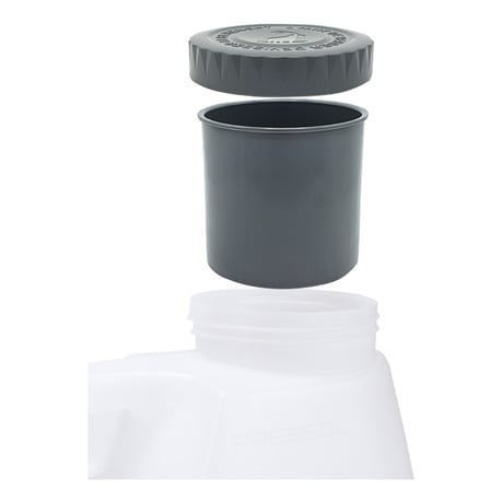 Pressol, universal transparent HDPE refilling can. 10 liter