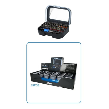 Labor, screwdriver bit set. 31-piece