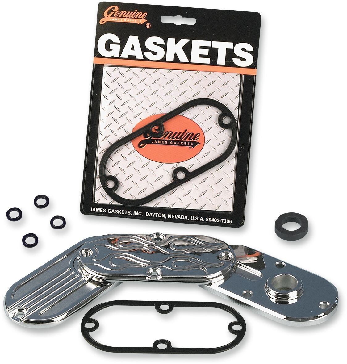 James Gasket Gasket Inspection Cover Insp Gskt Met/Rubr65-06Bt