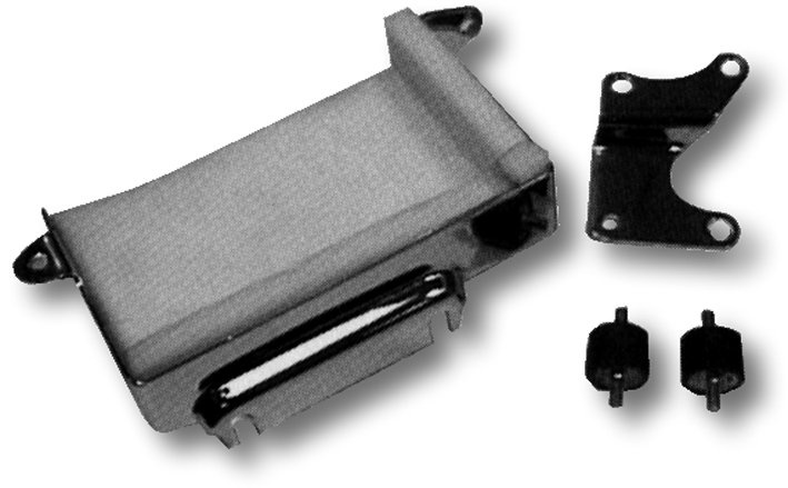 Batterih�llare FX 73-85,kromad med skruvsats