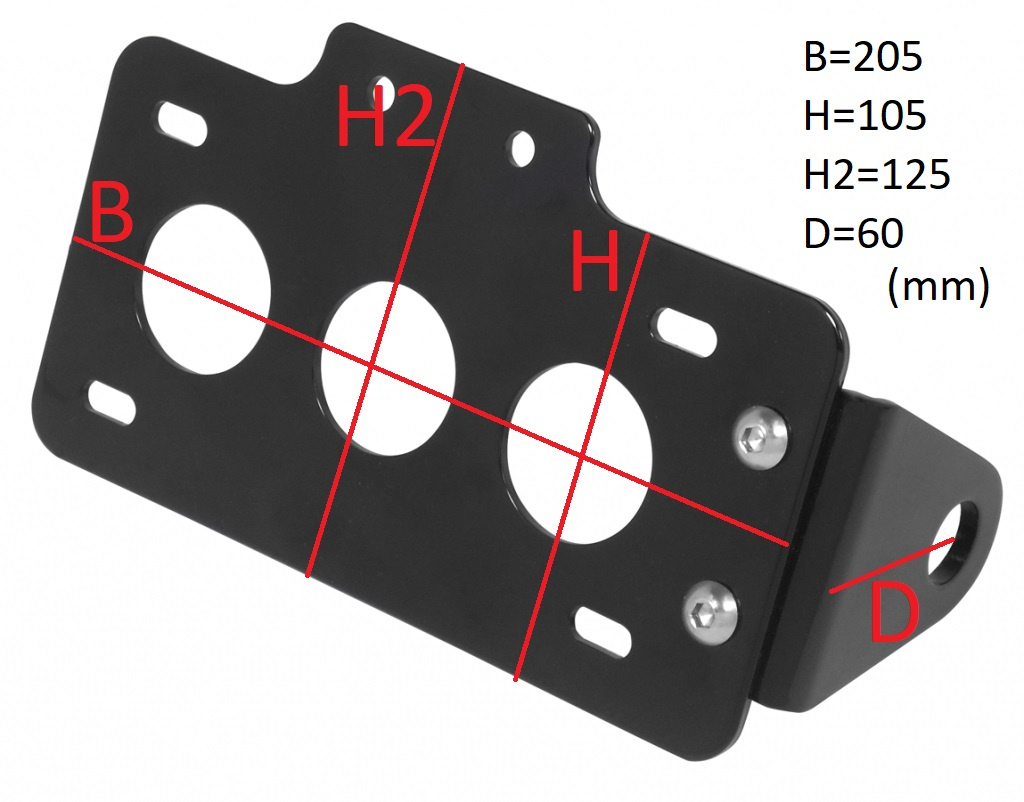 TC Bros Sidomonterad skylth�llare (3/4