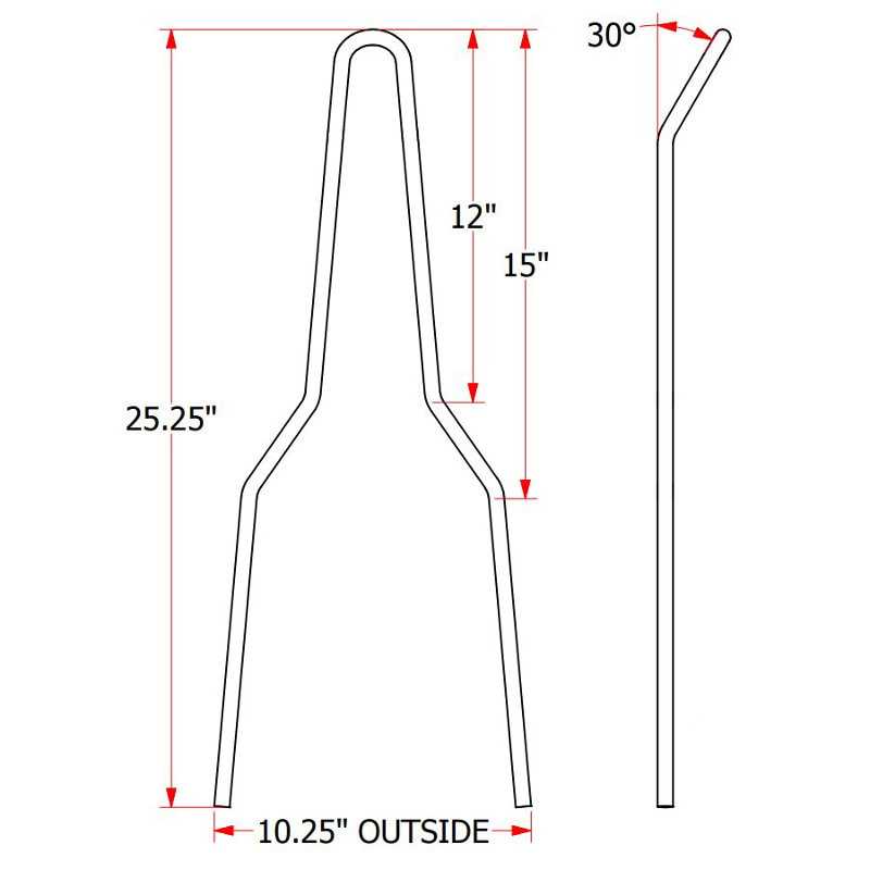 TC Bros Kickback Sissy Bar DIY kit