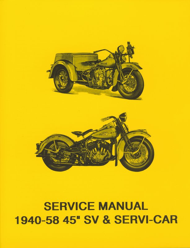 Verkstadshandbok 750 SV 1940-1958