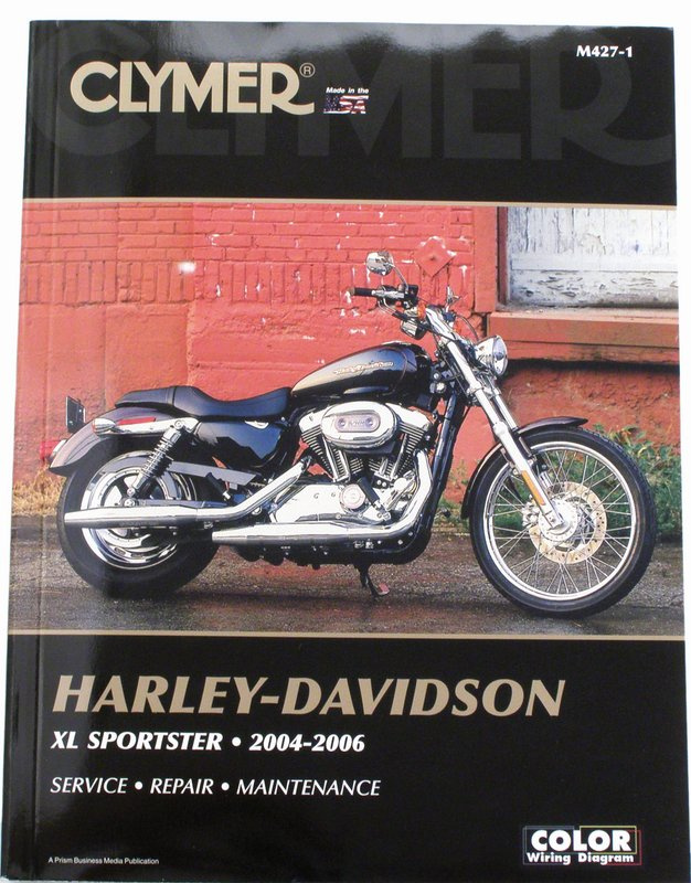 Verkstadshandbok Evolution Sportster 04-06, Clymer