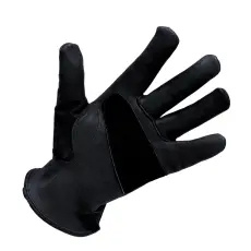 Rider Gloves -L- Cowhide Leather Black