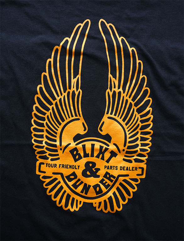 Blixt&Dunder - Wings T-Shirt 2XL