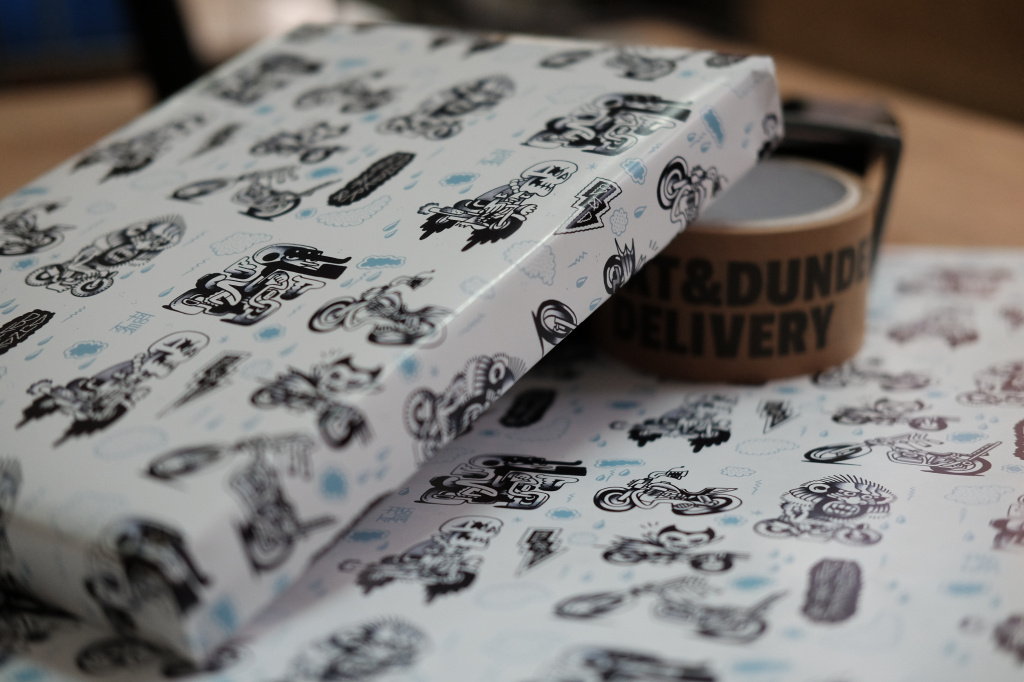 Blixt&Dunder Monster Presentpapper