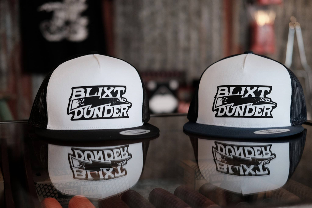 Blixt&Dunder Keps, Svart Trucker