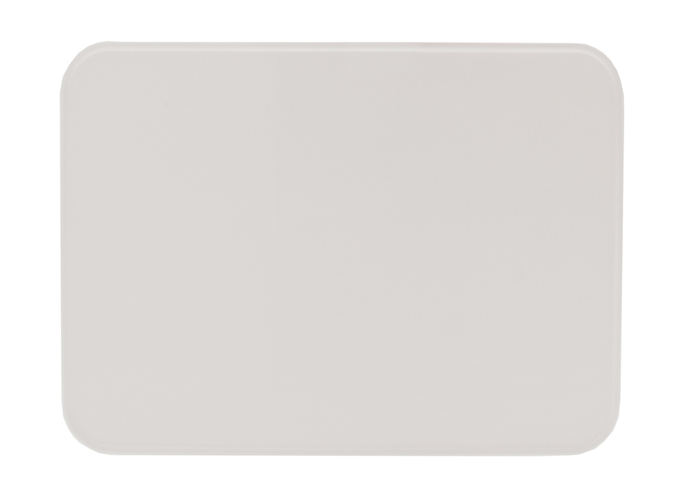 Nummerplatta, universal, rektangul�r, H 18cm B 25cm, vit plast.