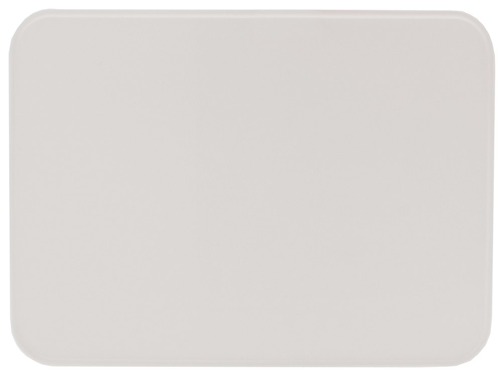 Nummerplatta, universal, rektangul�r, H 25cm B 30cm, vit plast.