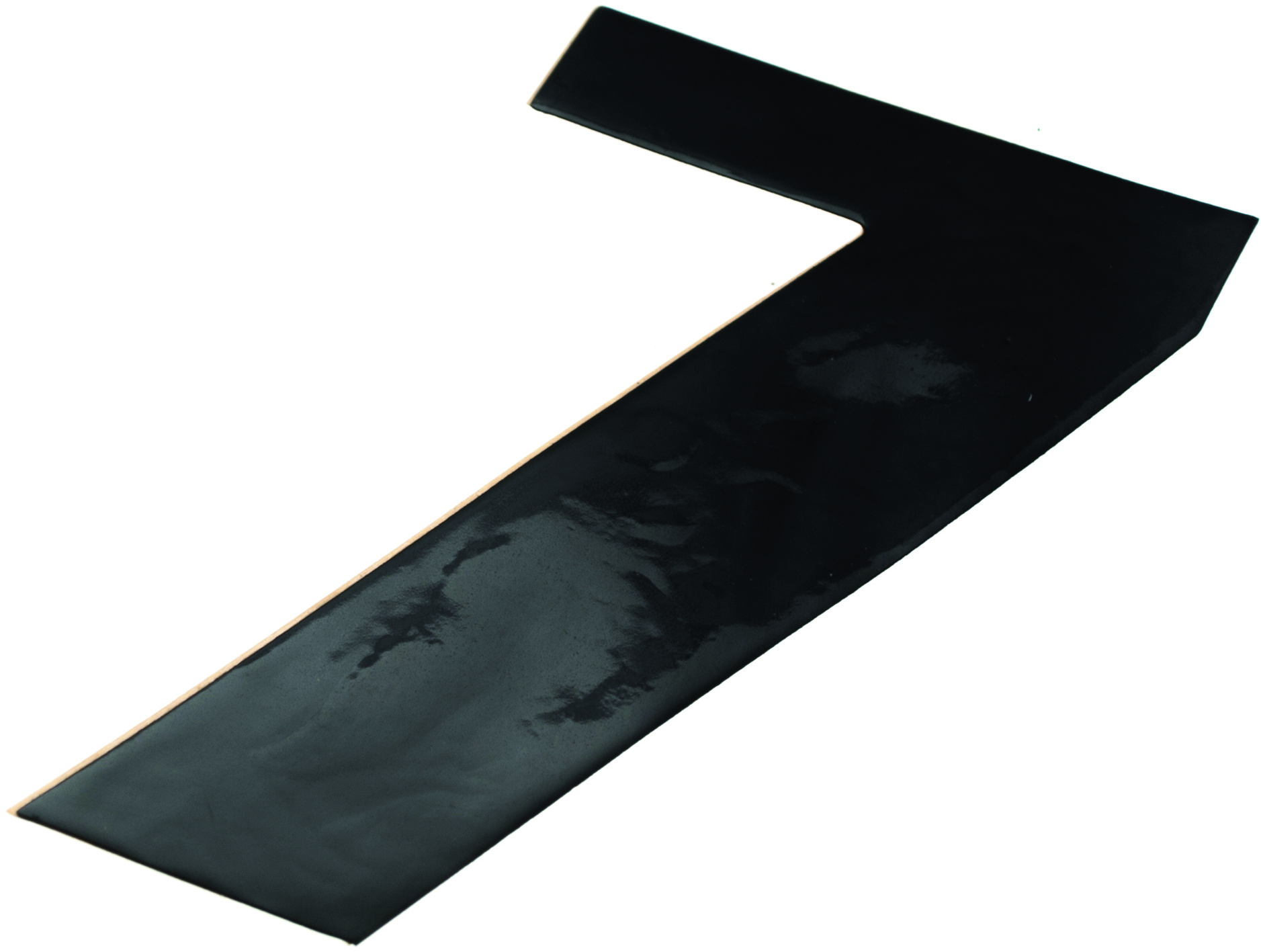 Skyltsiffra 7 i svart 15cm h�g