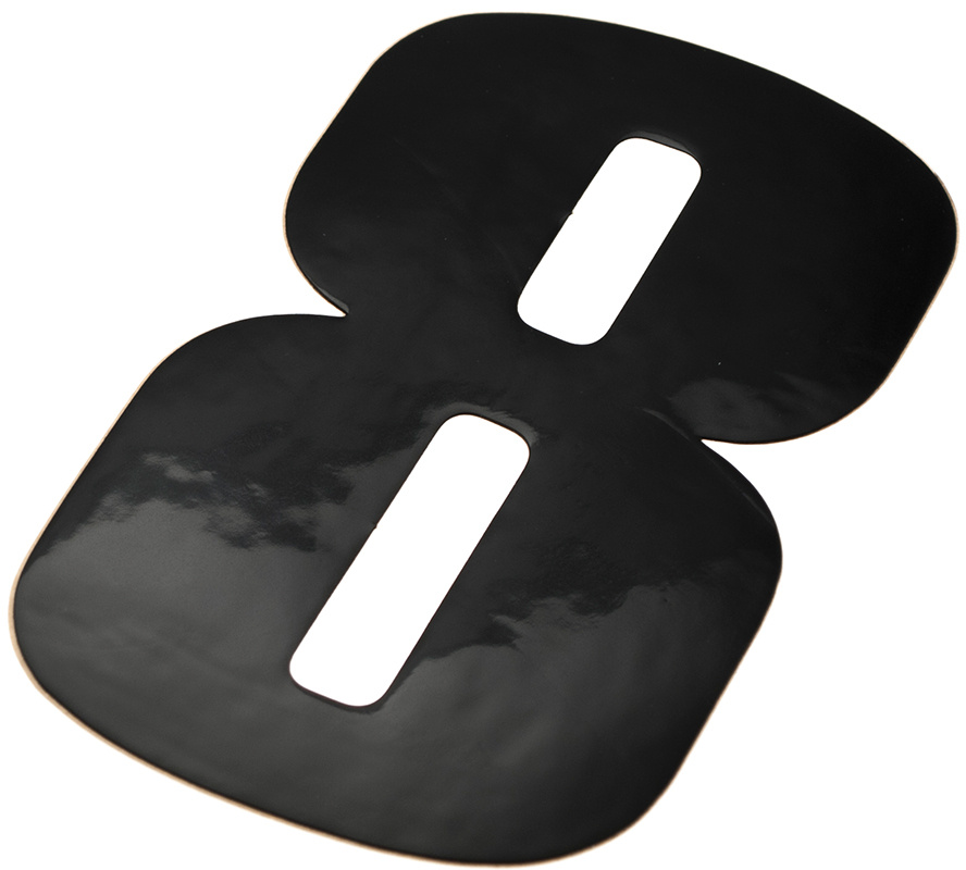 Skyltsiffra 8 i svart 15cm h�g