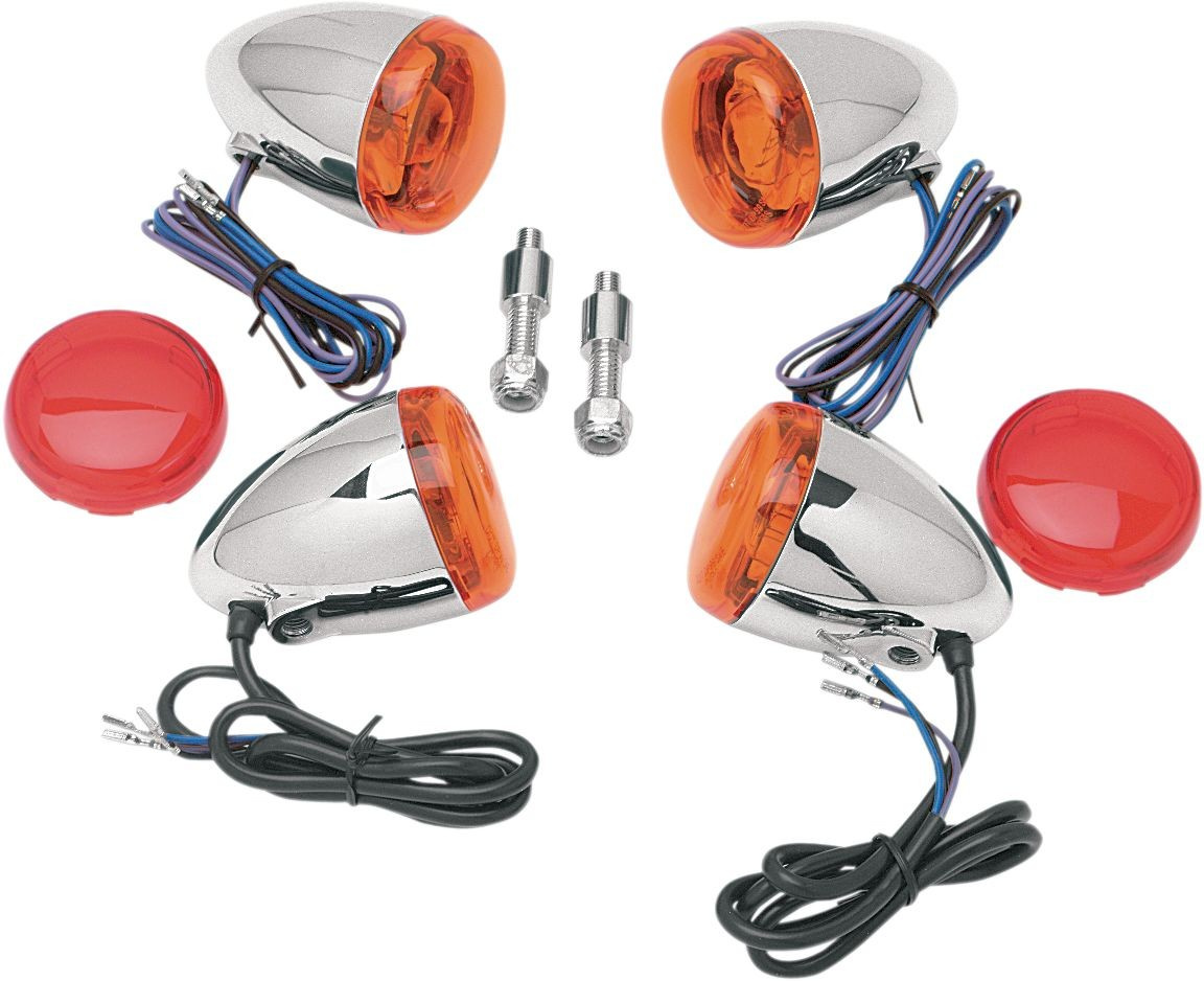 Chris Products T-Signal Kit 86-03 Xl/Fx Kit Turn Signal Deuce Style -