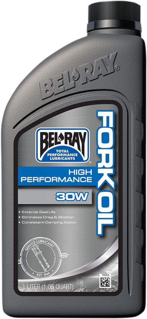 Gaffelolja Bel-Ray 30W 1L, High-Performance