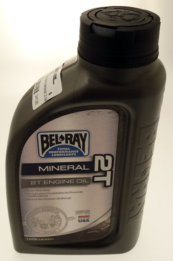 Olja Bel-Ray helmineralisk 2-taktsolja, moped/mc, 1L