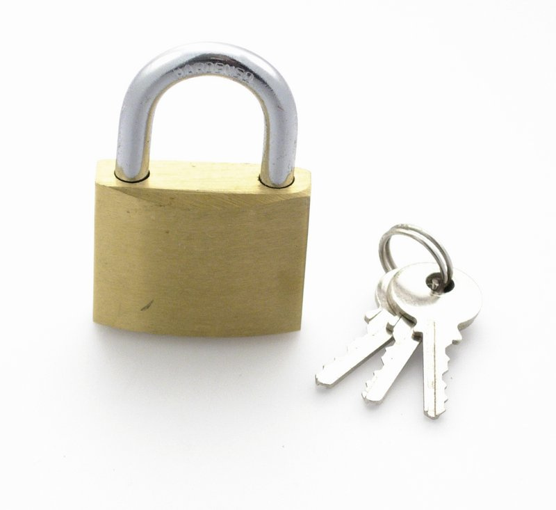 H�ngl�s, 5,1 mm bygeldiam, passar sadelv�skor med klicksytem