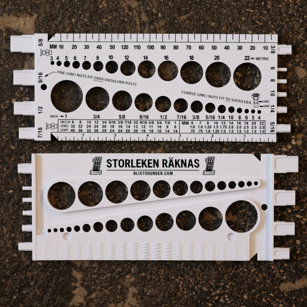 Size-it, m�tverktyg f�r skruv