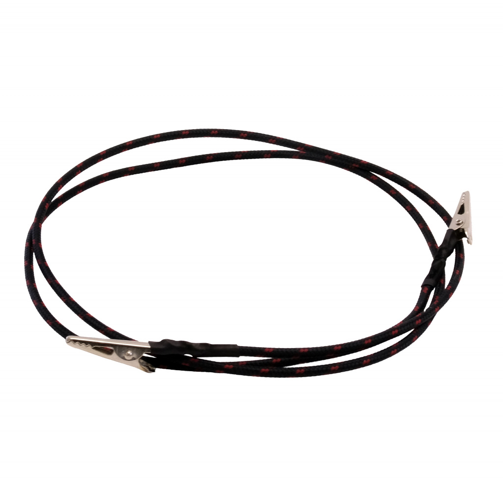 Testkabel tyg - svart