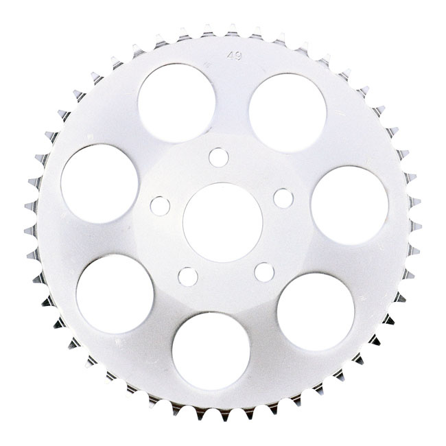 Rear Sprocket, Zinc. 49T 73-85 4-Sp B.T., 79-81 Xl