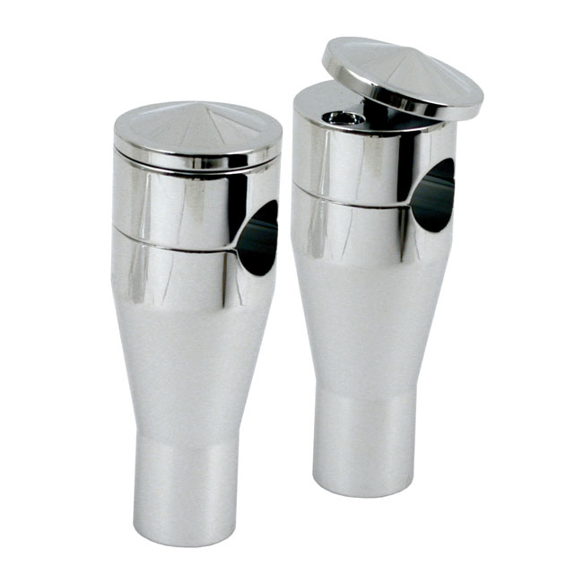 Twist-Top Panhead Style Risers. Chrome, 4