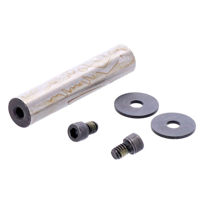 Caliper mounting pins, oversize Front: 1973 XL, FX, 72-84 FL.   Rear: