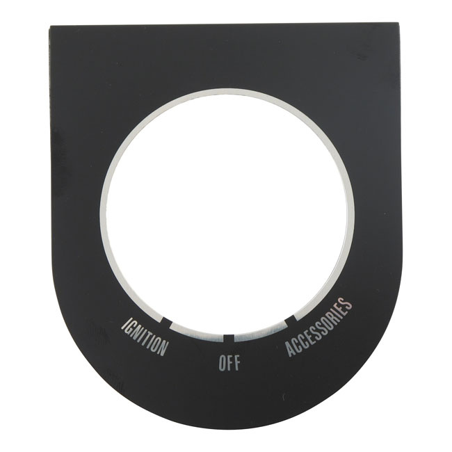 Ignition Switch Decal 01-15 Softail, 16-17 Flstf/B/Bs, 02-03 Fxd/L/Wg/