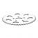 Rear Sprocket, Chrome. 47T 73-85 4-Sp B.T., 79-81 Xl Rear Sprocket, Chrome. 47T 73-85 4-Sp B.T., 79-81 Xl