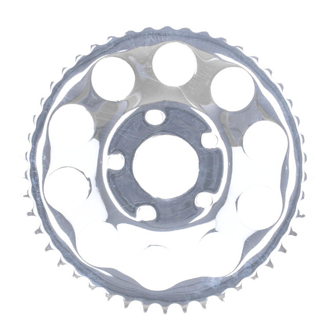 Rear Sprocket, Chrome. 46T 82-85 Fxr, 73-99 Style Offset Chop  50Mm Id