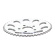 Rear Sprocket, Chrome. 46T 82-85 Fxr, 73-99 Style Offset Chop 50Mm Id Rear Sprocket, Chrome. 46T 82-85 Fxr, 73-99 Style Offset Chop 50Mm Id