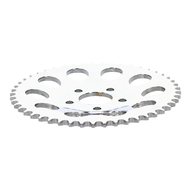 Rear Sprocket, Chrome. 49T 82-85 Fxr, 73-99 Style Offset Chop  50Mm Id