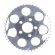 530 Chain Conversion Rear Sprocket 46T. Chrome 86-92 Xl, 92-99 Xl When 530 Chain Conversion Rear Sprocket 46T. Chrome 86-92 Xl, 92-99 Xl When