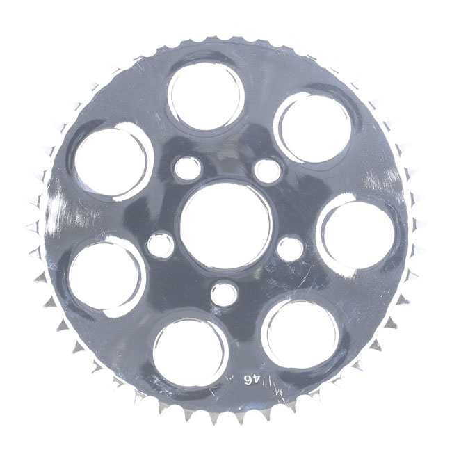 530 Chain Conversion Rear Sprocket 46T. Chrome 86-92 Xl, 92-99 Xl When