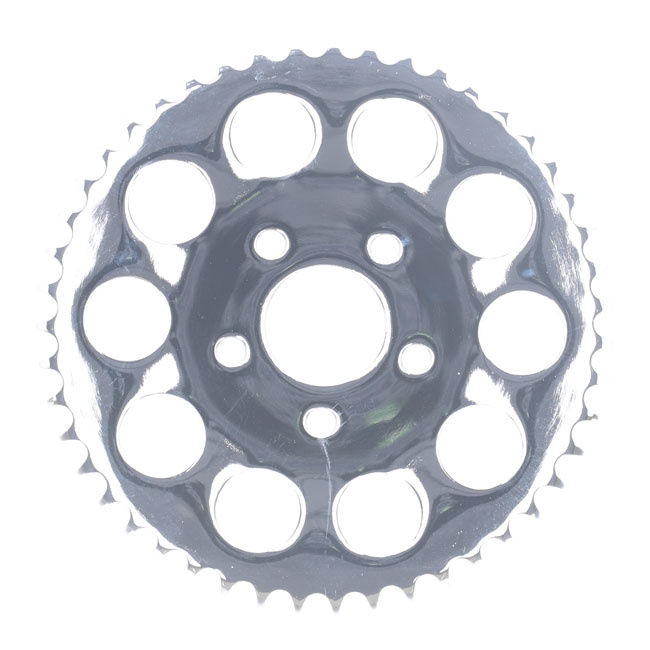 Rear Sprocket, Chrome. 47T 82-85 Xl
