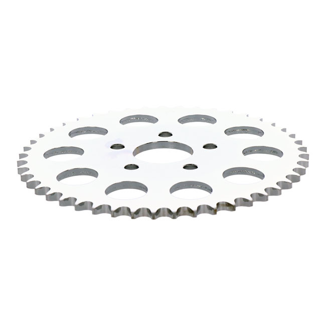 Rear Sprocket, Chrome. 47T 82-85 Xl