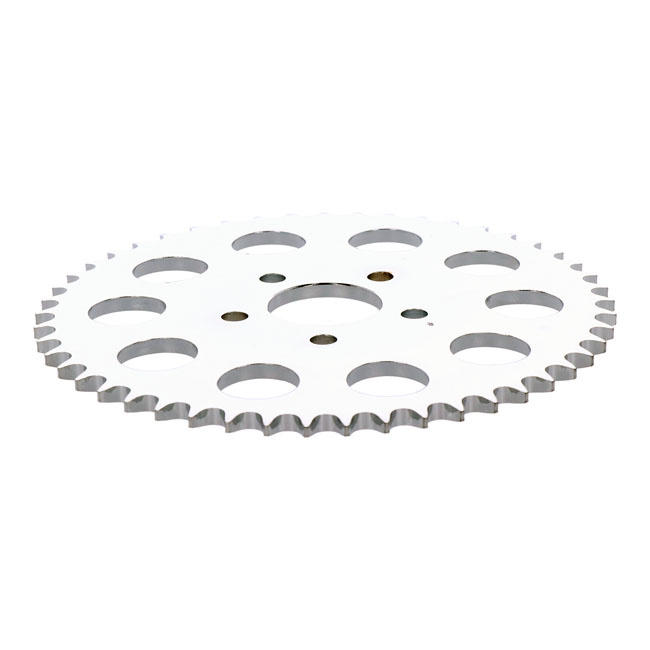 Rear Sprocket, Chrome. 49T 82-85 Xl