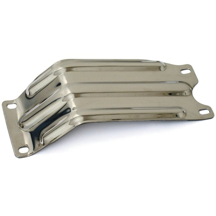 Engine skid plate. Smooth. Stainless 36-99 Big Twin (Excl. FXR, FLT/To