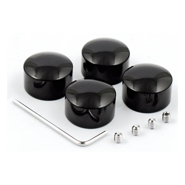 Head Bolt Cover Kit. Smooth, Black L85-17B.T. (Excl. M8), 92-21 Xl, 08