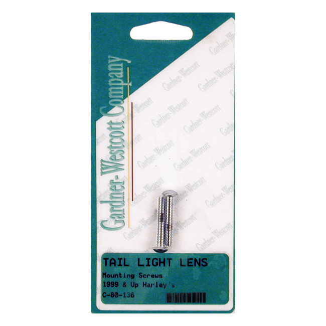 G-W, Taillight Lens Mount Kit. Chrome Buttonhead 99-21 Various H-D Big