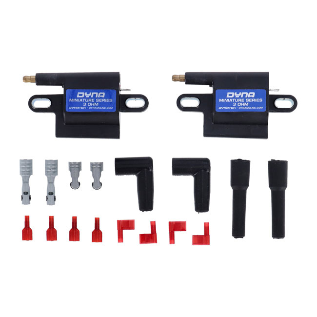 Dynatek, Dyna Miniature Coil Set. Single Tower, 12V, 3 Ohm 65-99 B.T.,