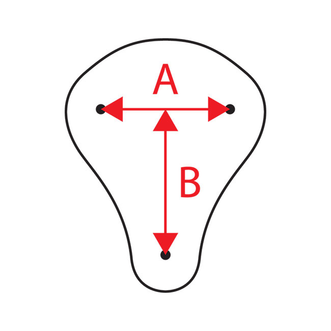 Fitzz, Custom Solo Seat. Black. Large. 6Cm Thick Universal