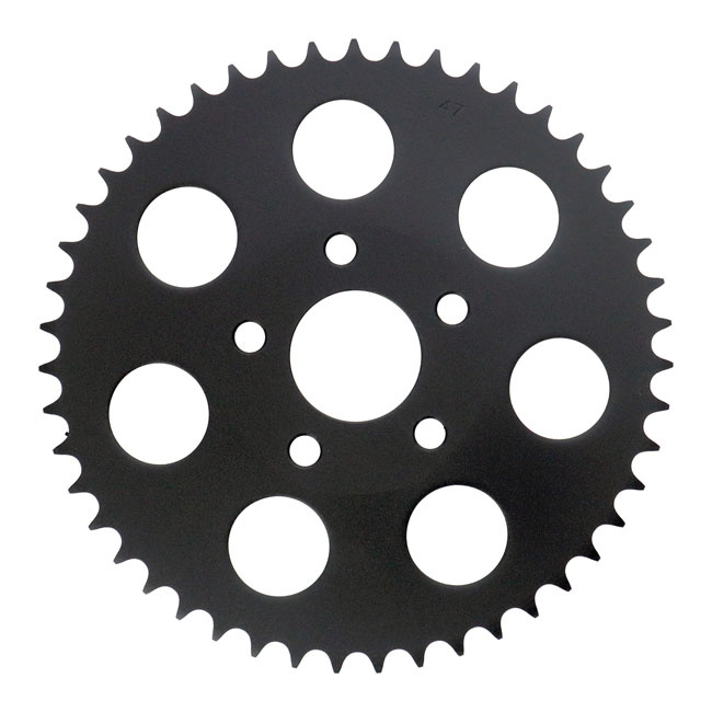 Rear Sprocket, Black. 47T 73-85 4-Sp B.T., 79-81 Xl