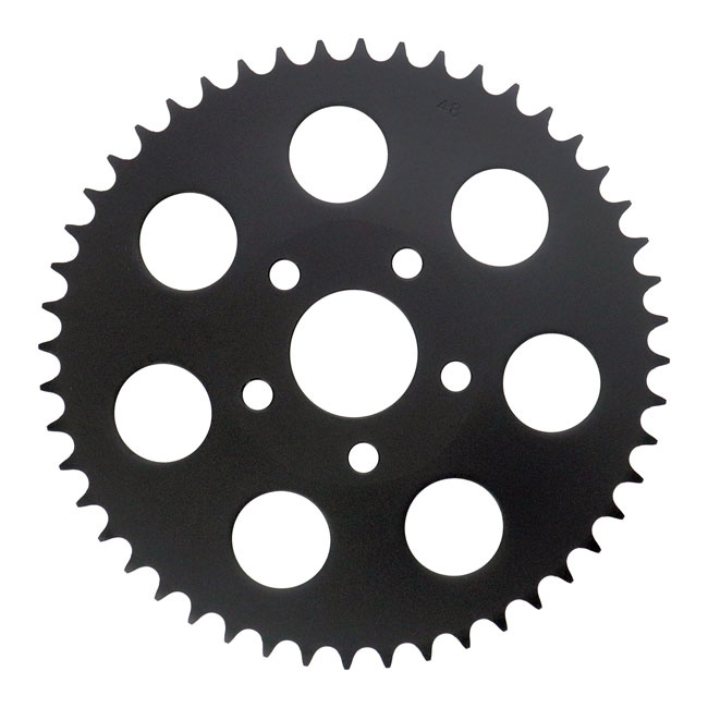 Rear Sprocket, Black. 48T 73-85 4-Sp B.T., 79-81 Xl