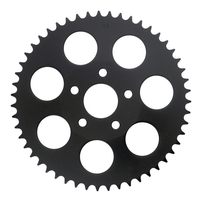 Rear Sprocket, Black. 51T 73-85 4-Sp B.T., 79-81 Xl