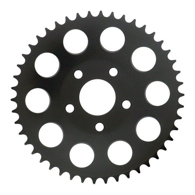 Rear Sprocket, Black. 46T 82-85 Fxr, 73-99 Style Offset Chop  50Mm Id,