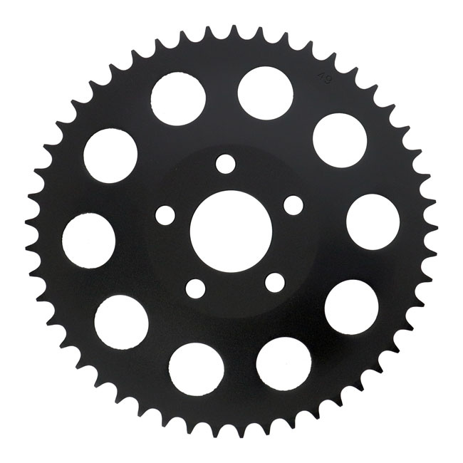 Rear Sprocket, Black. 49T 82-85 Fxr, 73-99 Style Offset Chop  50Mm Id,